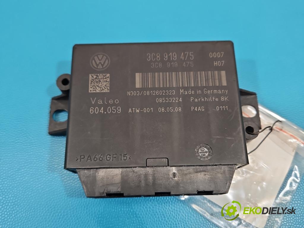 Vw Passat CC 2008-2016 2.0 TDI 140 HP manual 103 kW 1968 cm3 4- riadiaca jednotka parkovaní: 3C8919475