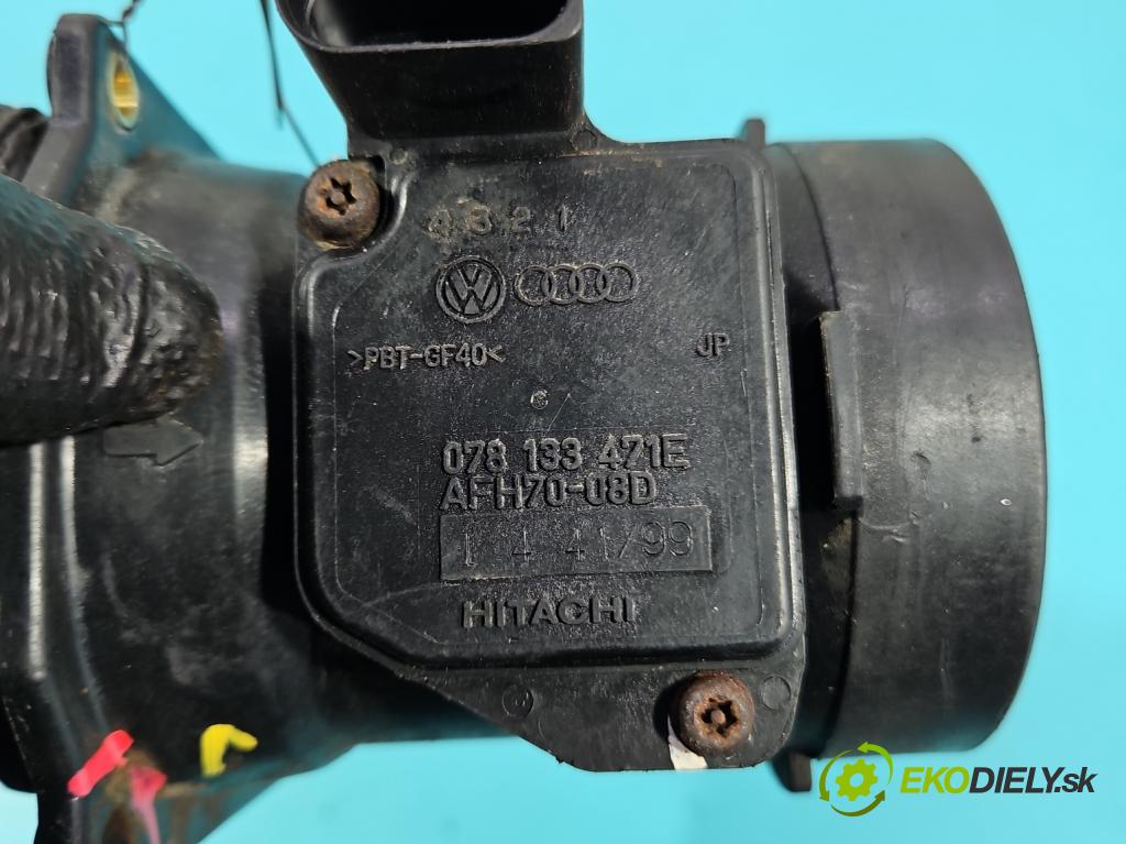 Audi A6 C5 1997-2004 2.4 V6 165 HP automatic 121 kW 2393 cm3 4- průtokoměr: 078133471E (Váha vzduchu)