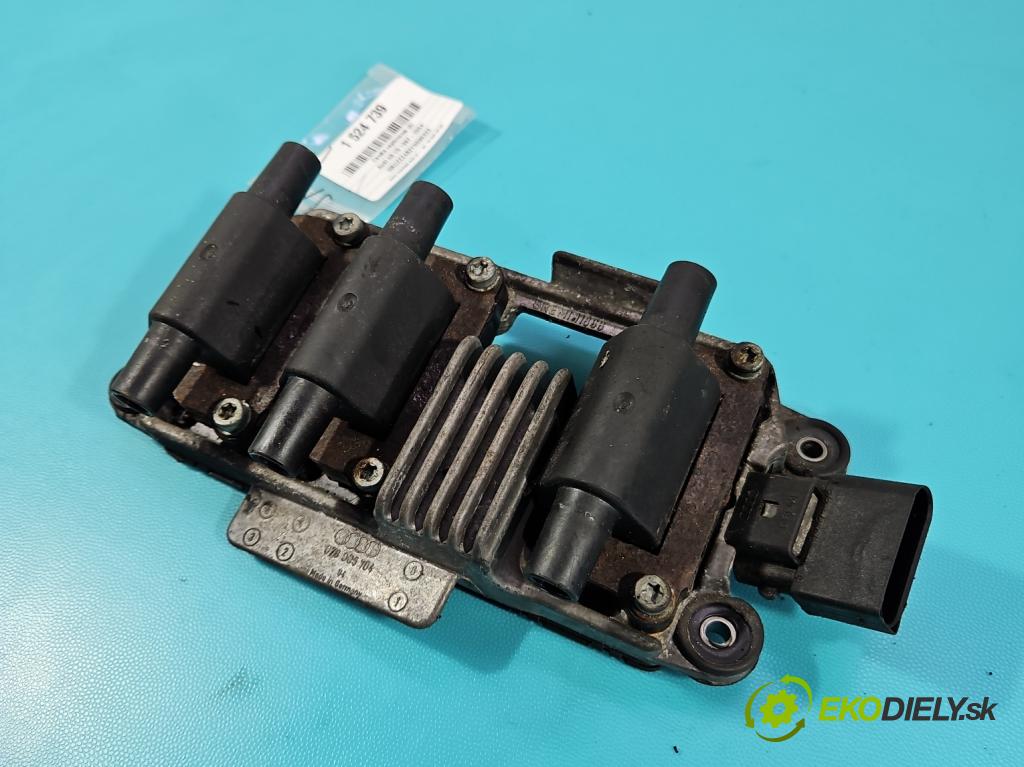 Audi A6 C5 1997-2004 2.4 V6 165 HP automatic 121 kW 2393 cm3 4- cievka zapaľovacia 078905104 (Zapaľovacia cievka)