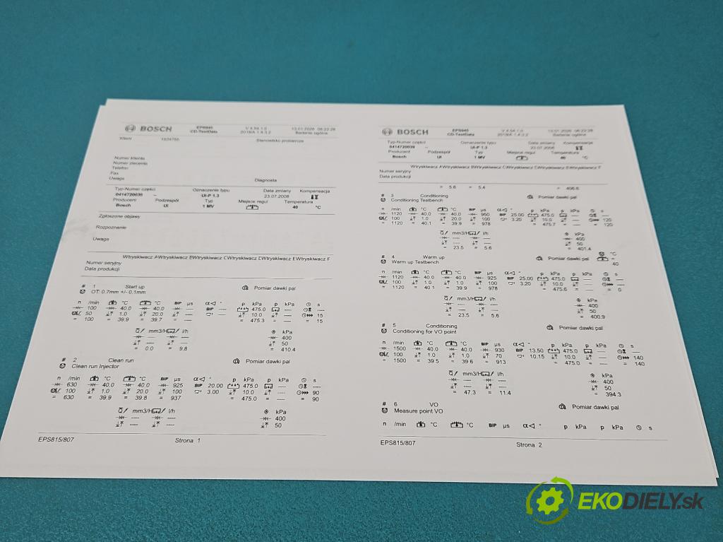 Vw Passat B5 1995-2005 1.9 TDI 131 HP manual 96 kW 1896 cm3 4- vstrekovacie čerpadlo 0414720039 (Vstrekovač paliva)