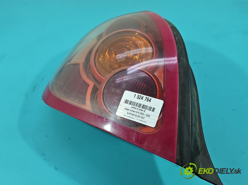 Nissan Almera N16 2000-2006 1.5 16V 98 hp manual 72 kW 1497 cm3 5- světlo zadní levé  (Klika dveří ostatní)