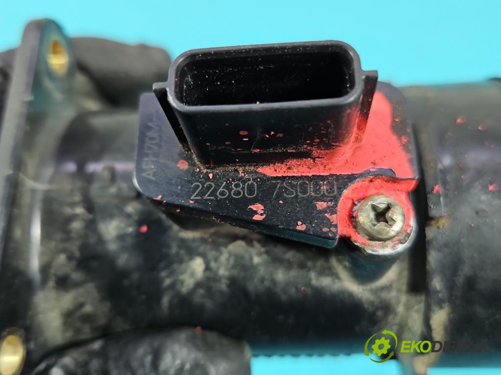 Nissan Almera N16 2000-2006 1.5 16V 98 HP manual 72 kW 1497 cm3 5- průtokoměr: AFH70M-38 (Váha vzduchu)