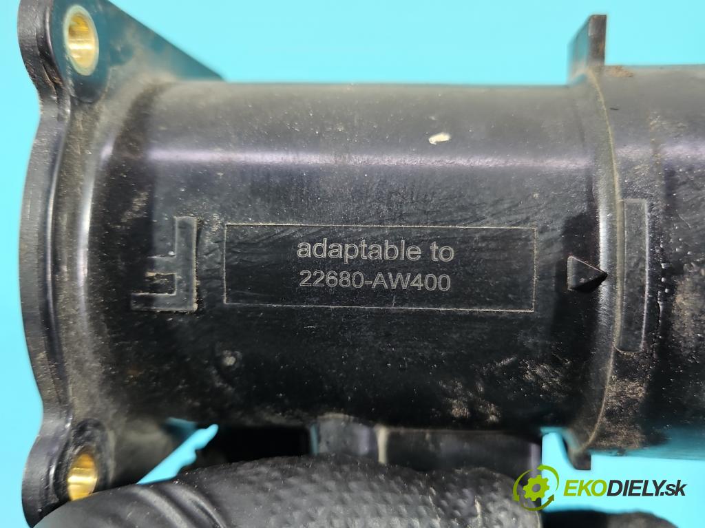 Nissan Almera N16 2000-2006 1.5 16V 98 HP manual 72 kW 1497 cm3 5- průtokoměr: AFH70M-38 (Váha vzduchu)