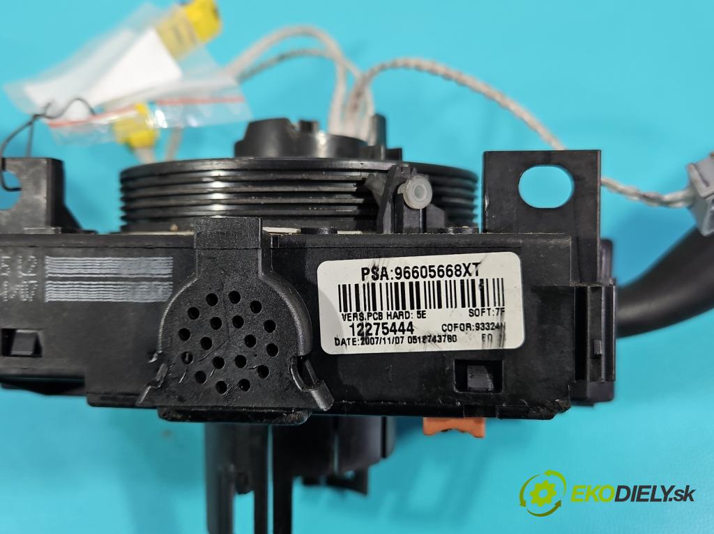 Citroen Berlingo I 1996-2008 1.6 hdi 90 HP manual 66.2 kW 1560 cm3 5- prepínač komplex: 96605668XT (Prepínacie páčky pod volantom)