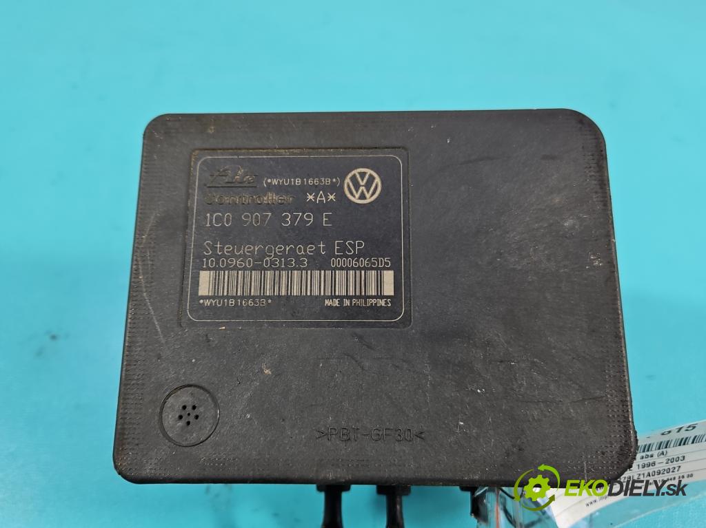 Audi A3 8L 1996-2003 1.8 20V 125 hp manual 92 kW 1781 cm3 5- čerpadlo abs 1J0614517E (Pumpa ABS)