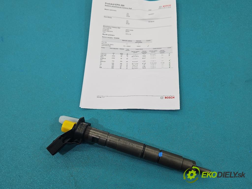 Audi A6 C6 2004-2011 2.7 TDI 179KM automatic 132 kW 2698 cm3 5- vstrek 0445115039 (Vstrekovač paliva)