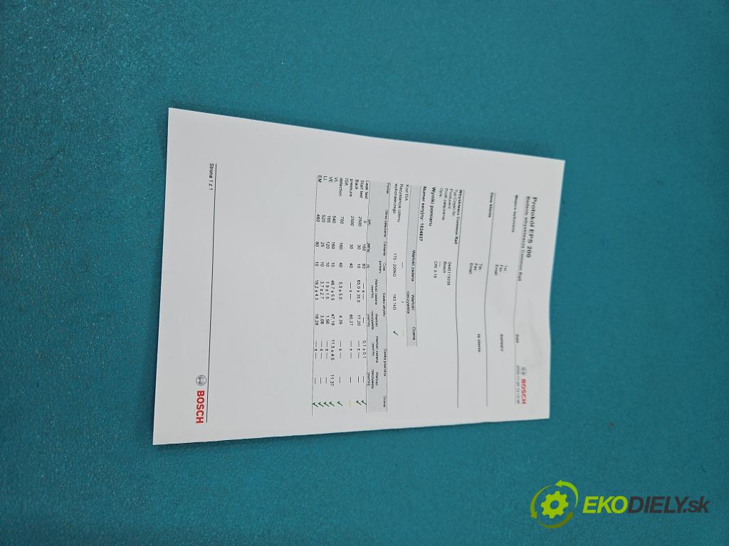 Audi A6 C6 2004-2011 2.7 TDI 179KM automatic 132 kW 2698 cm3 5- vstrek 0445115039 (Vstrekovač paliva)