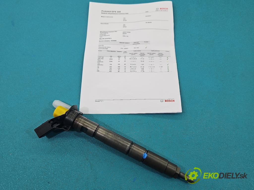 Audi A6 C6 2004-2011 2.7 TDI 179KM automatic 132 kW 2698 cm3 5- vstrek 0445115039 (Vstrekovač paliva)