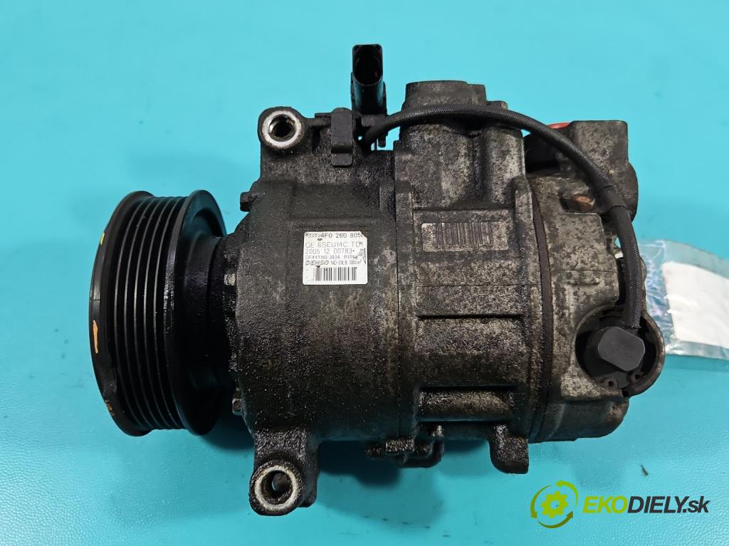 Audi A6 C6 2004-2011 2.7 TDI 179KM automatic 132 kW 2698 cm3 5- Kompresor: klimatizácie 4F0260805 (Kompresor klimatizácie)