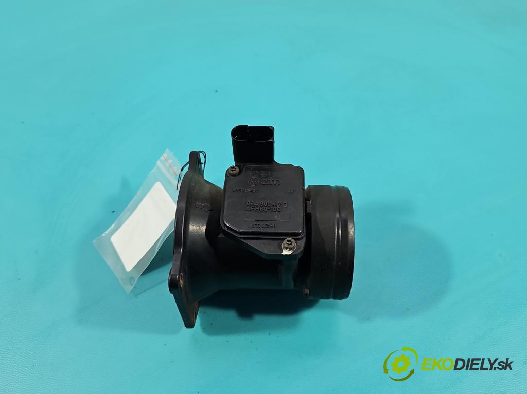 Vw Bora 1.6 SR 101 HP manual 74 kW 1595 cm3 4- průtokoměr: 06A906461B (Váha vzduchu)