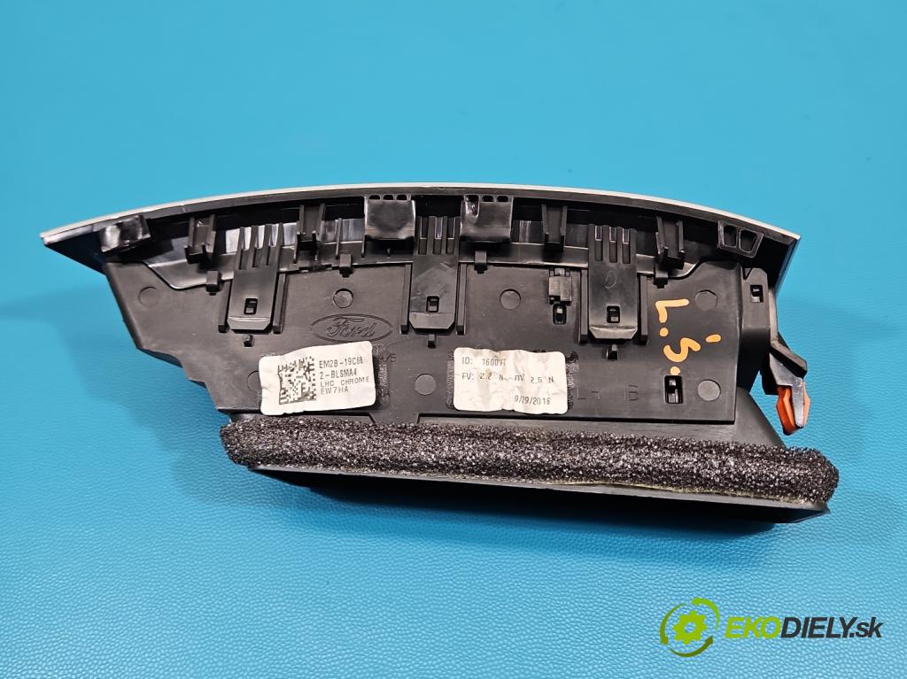 Ford Edge II 2014 - 2021 2.0 ECOBOOST: 245KM automatic 180 kW 1999 cm3 5- Mřížka: kúrenia stredová EM2B-19C68 (Mriežka kúrenia (fukár))