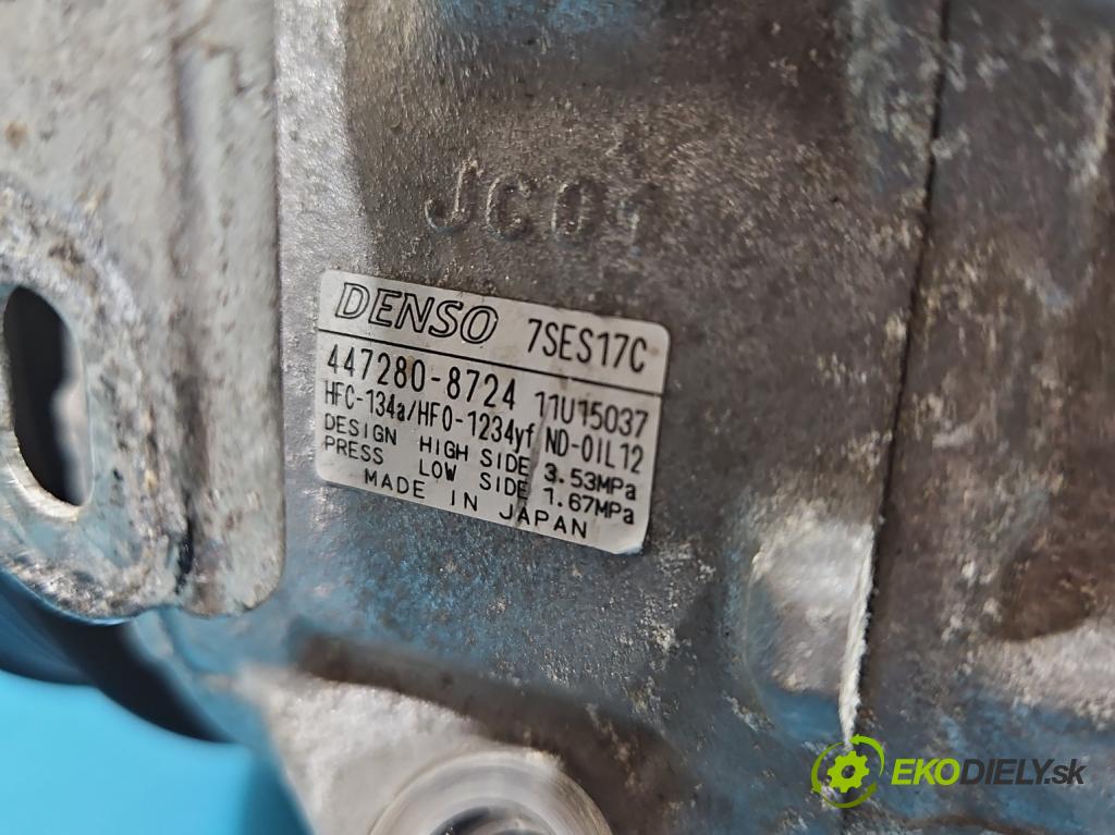 Lexus NX I 2014-2021 2.0 T 238HP automatic 175 kW 1998 cm3 5- Kompresor: klimatizácie 447280-8724 (Kompresor klimatizácie)