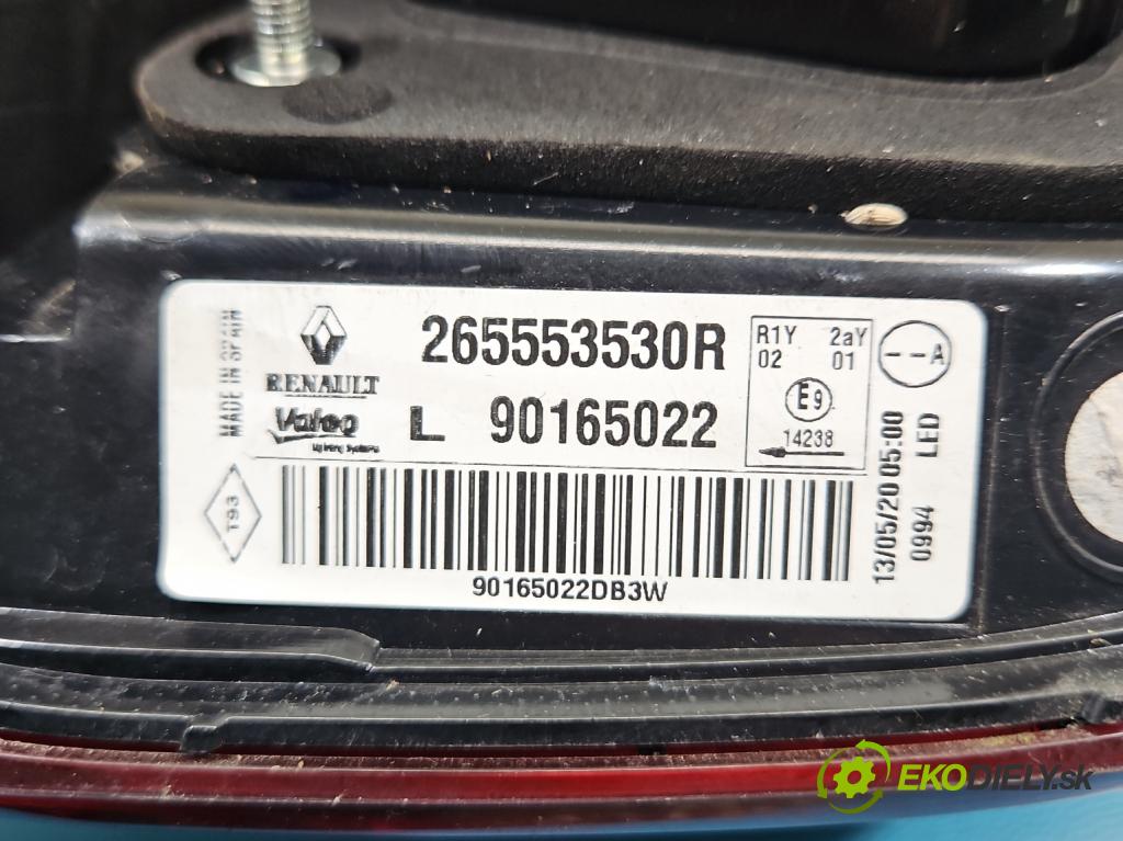 Renault Kadjar 2015-2022 1.3 140 hp automatic 103 kW 1332 cm3 5- světlo zadní levé 265553530R (Klika dveří ostatní)
