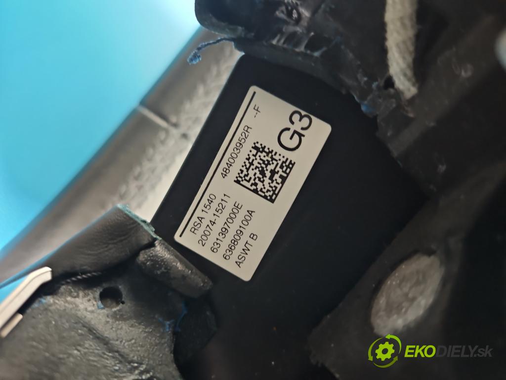 Renault Kadjar 2015-2022 1.3 140 HP automatic 103 kW 1332 cm3 5- volant 484003952R (Volant)