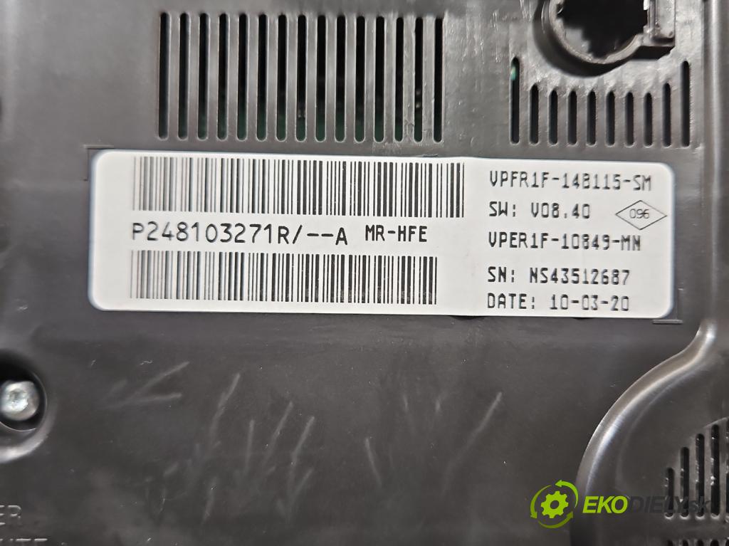 Renault Kadjar 2015-2022 1.3 140 HP automatic 103 kW 1332 cm3 5- prístrojovka/ budíky P248103271R (Prístrojová doska)