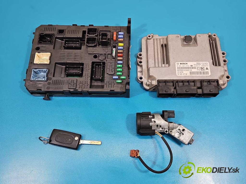 Citroen Berlingo II 2008-2018 1.6 hdi 90 hp manual 66.2 kW 1560 cm3 5- řídící jednotka motoru 0281013872