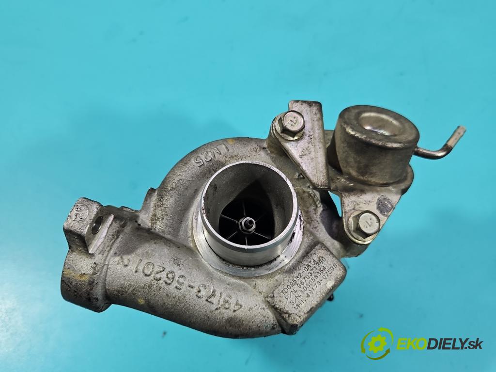 Citroen Berlingo II 2008-2018 1.6 hdi 90 hp manual 66.2 kW 1560 cm3 5- Turbodmychadlo 49173-07508 (Kompletní turbodmychadlo)