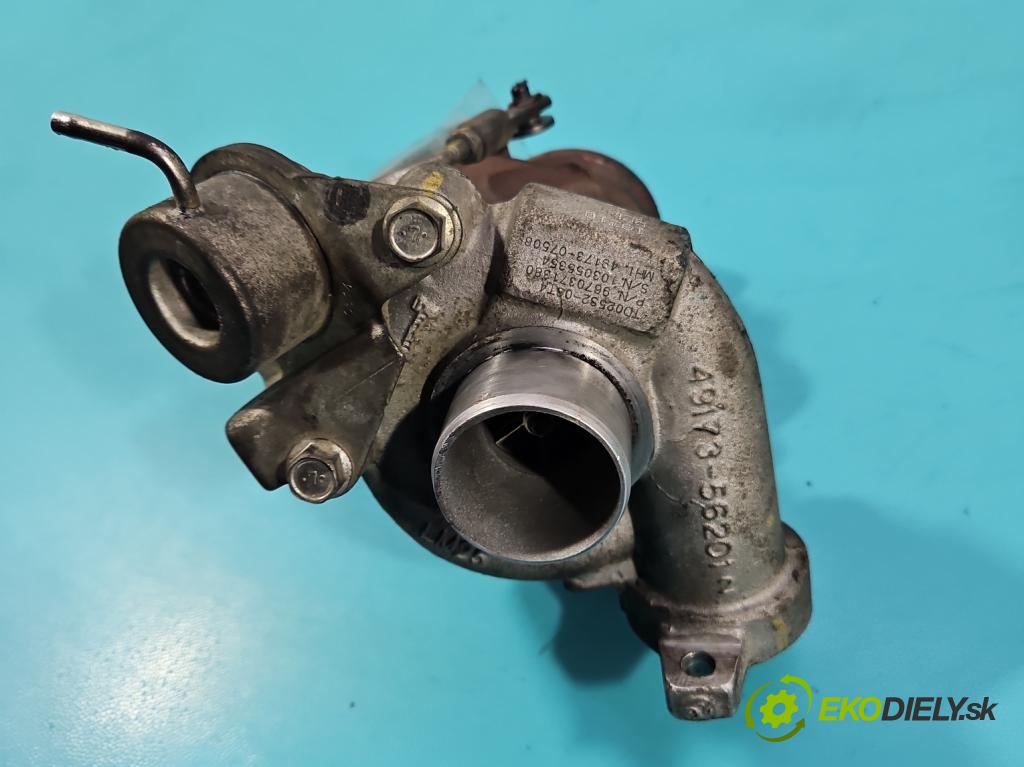 Citroen Berlingo II 2008-2018 1.6 hdi 90 hp manual 66.2 kW 1560 cm3 5- Turbodmychadlo 49173-07508 (Kompletní turbodmychadlo)