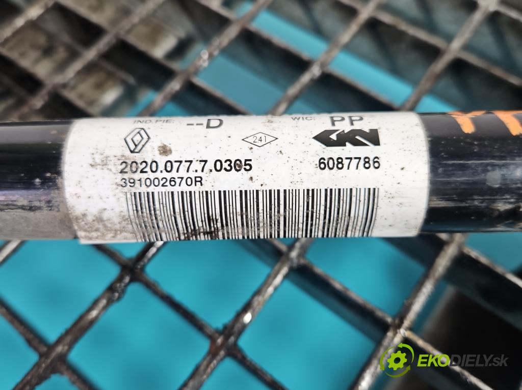 Renault Kadjar 2015-2022 1.3 140 HP automatic 103 kW 1332 cm3 5- poloos predné pravé 391002670R