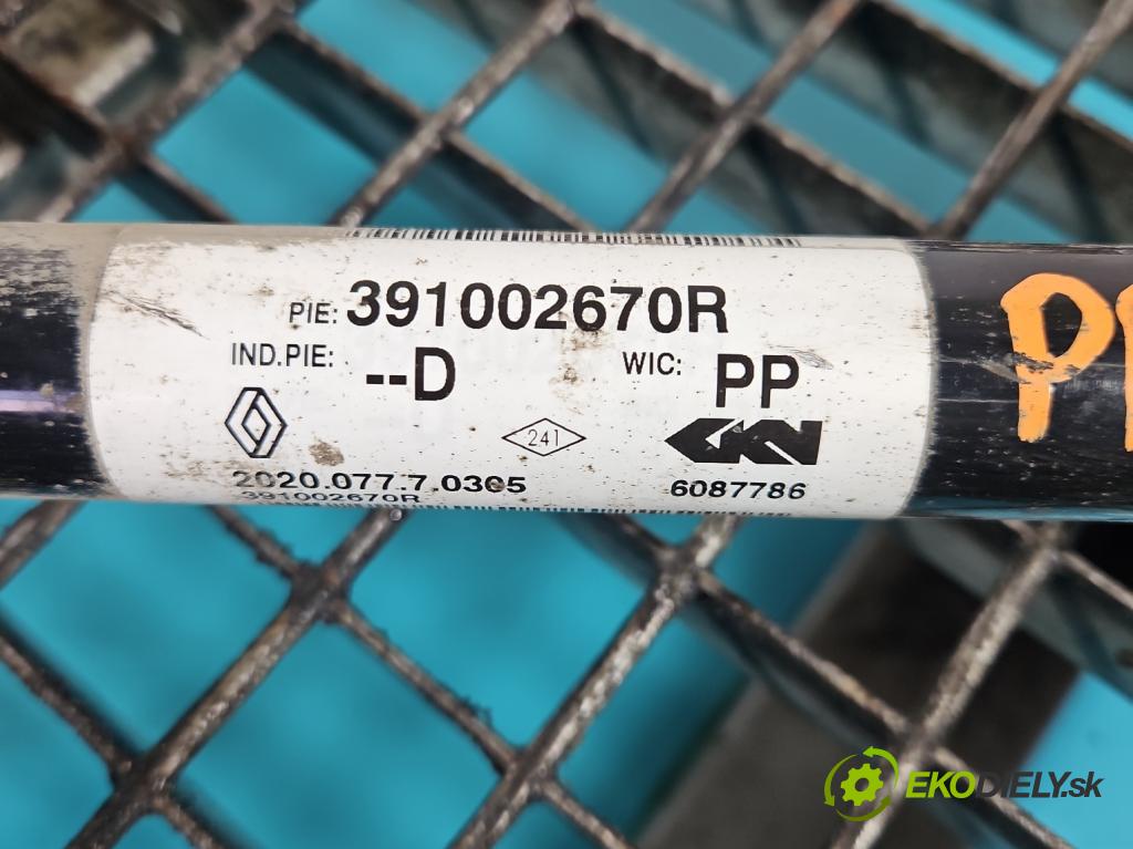 Renault Kadjar 2015-2022 1.3 140 HP automatic 103 kW 1332 cm3 5- poloos predné pravé 391002670R