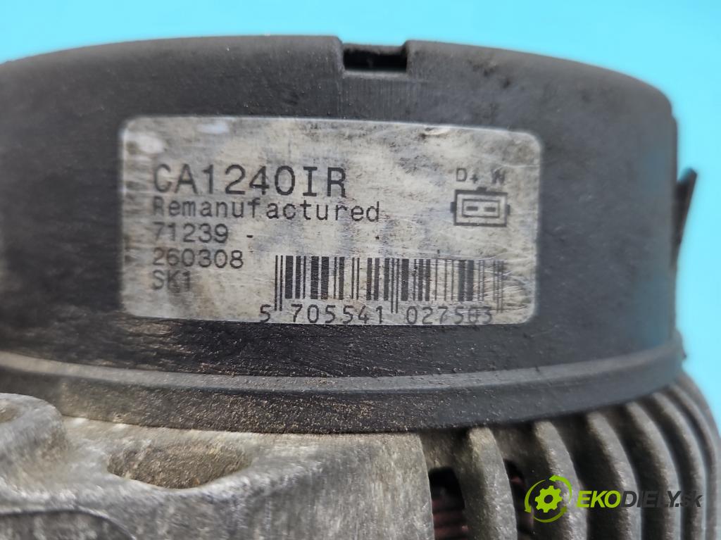 Audi A3 8L 1996-2003 1.8 20V 125 HP manual 92 kW 1781 cm3 3- Alternator 037903025D (Alternátor)