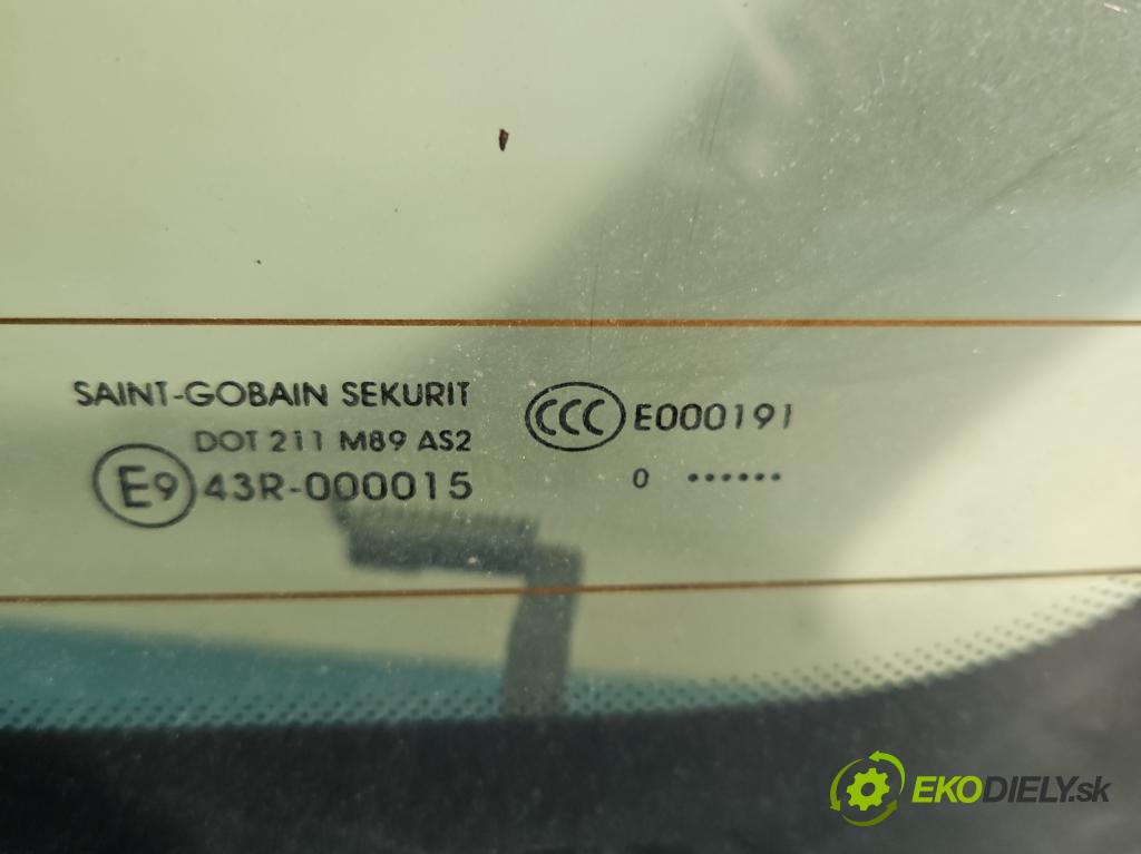 Citroen Berlingo II 2008-2018 1.6 hdi 90 hp manual 66.2 kW 1560 cm3 5- sklo zadní  (Zadní sklo)