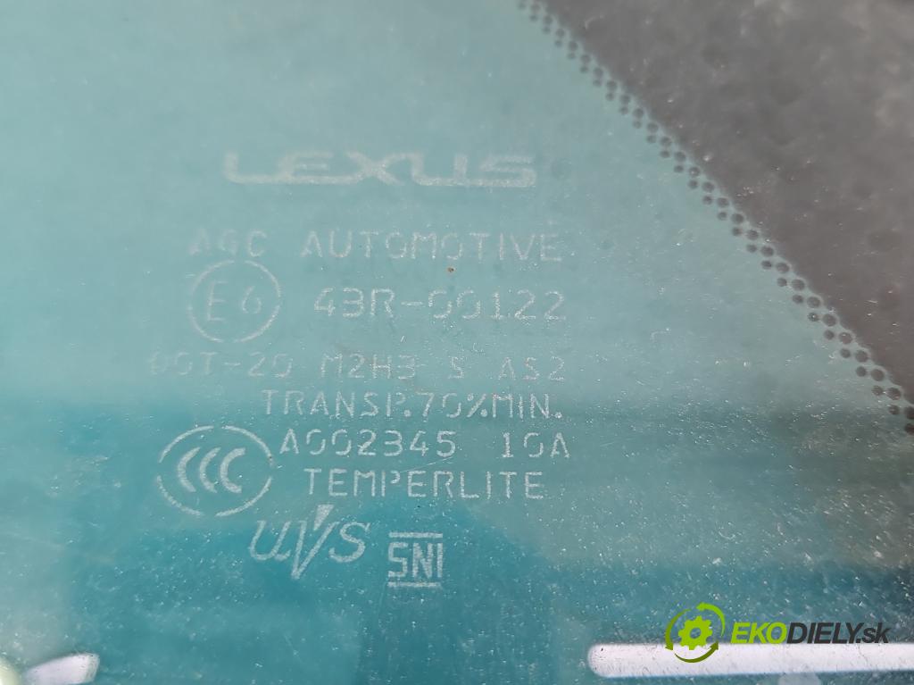 Lexus CT 2010-2022 1.8 VVTI 99 HP automatic 73 kW 1798 cm3 5- sklo zadné ľavé