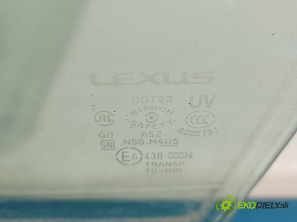 Lexus CT 2010-2022 1.8 VVTI 99 HP automatic 73 kW 1798 cm3 5- sklo dvere predné ľavé