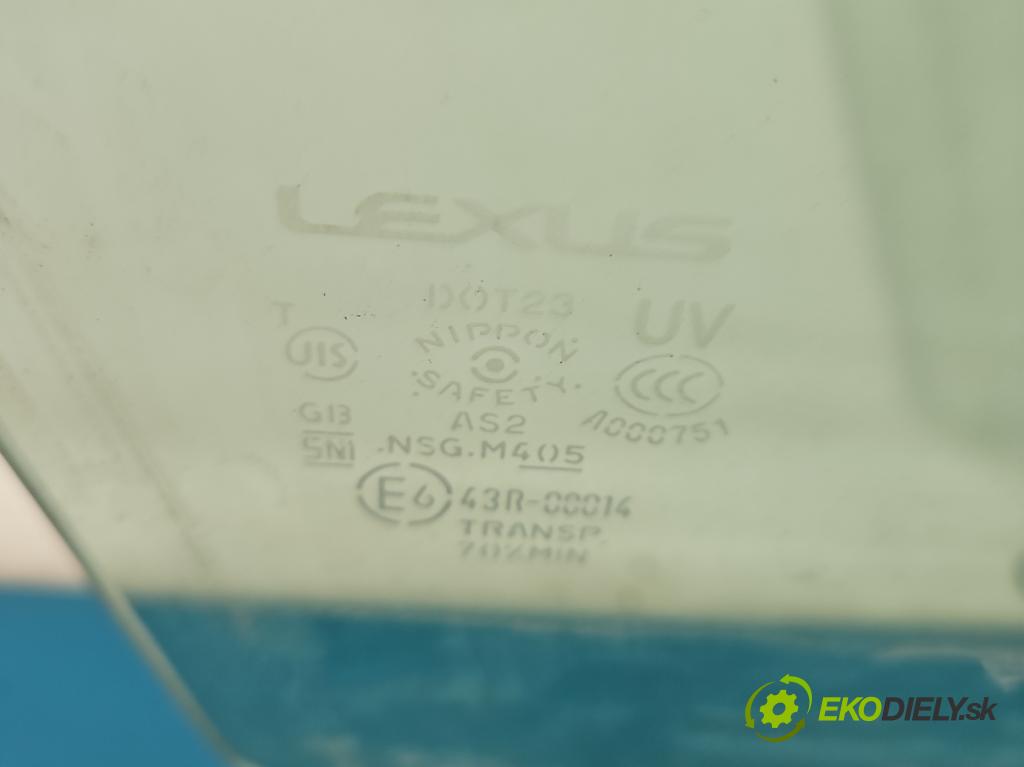 Lexus CT 2010-2022 1.8 VVTI 99 HP automatic 73 kW 1798 cm3 5- sklo dvere predné pravé