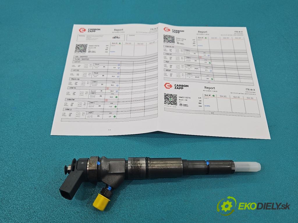 Bmw 5 E60 2003-2010 2.0d 150 HP automatic 110 kW 1995 cm3 5- vstrek 0445110216 (Vstrekovač paliva)