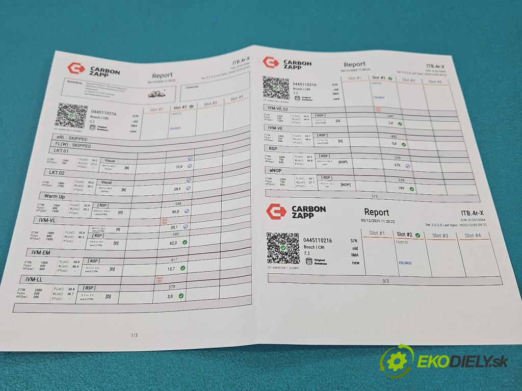 Bmw 5 E60 2003-2010 2.0d 150 HP automatic 110 kW 1995 cm3 5- vstrek 0445110216 (Vstrekovač paliva)