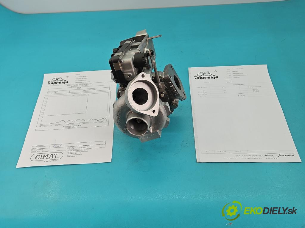 Bmw 5 E60 2003-2010 2.0d 150 HP automatic 110 kW 1995 cm3 5- turbodúchadlo, turbo repasovaná 762965-1