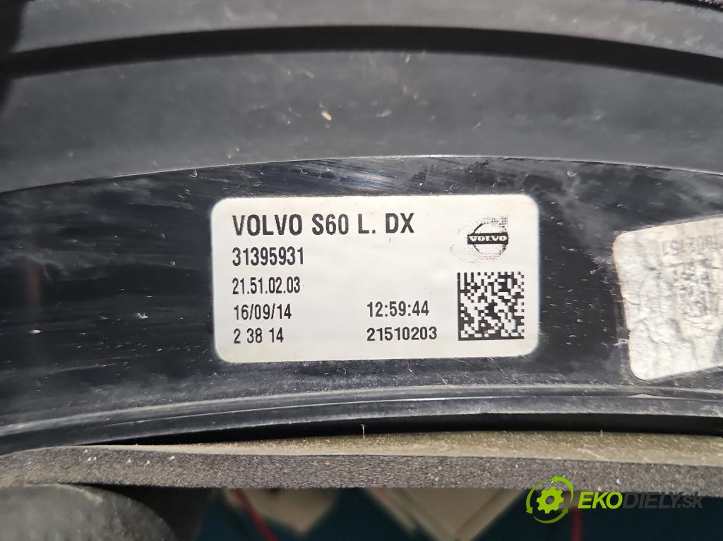 Volvo S60 II 2010-2018 2.0 D4 181KM automatic 133 kW 1969 cm3 4- světlo zadní pravé 31395931 (Klika dveří ostatní)