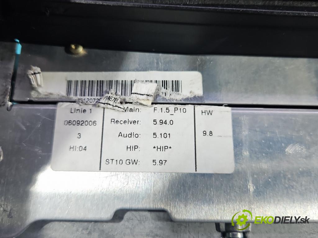 Bmw 5 E60 2003-2010 2.0d 150 HP automatic 110 kW 1995 cm3 5- Radio originál