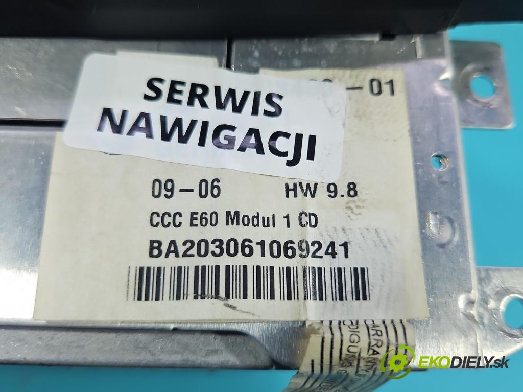 Bmw 5 E60 2003-2010 2.0d 150 HP automatic 110 kW 1995 cm3 5- Radio originál