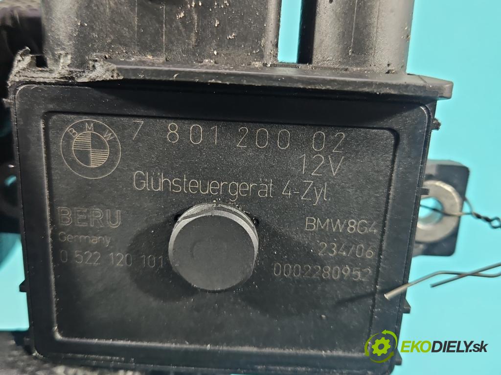 Bmw 5 E60 2003-2010 2.0d 150 HP automatic 110 kW 1995 cm3 5- Relé: svíčky: zařicích: 7801200 (Relé)