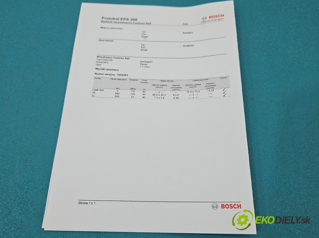 Opel Astra V  2015-2022 1.6 CDTI 110 HP manual 81 kW 1598 cm3 5- vstrek 55578075 (Vstrekovač paliva)