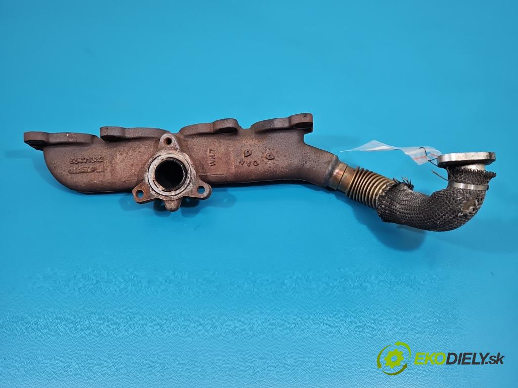 Opel Astra V  2015-2022 1.6 CDTI 110 hp manual 81 kW 1598 cm3 5- potrubí výfuk 55491382 (Výfukové potrubí)