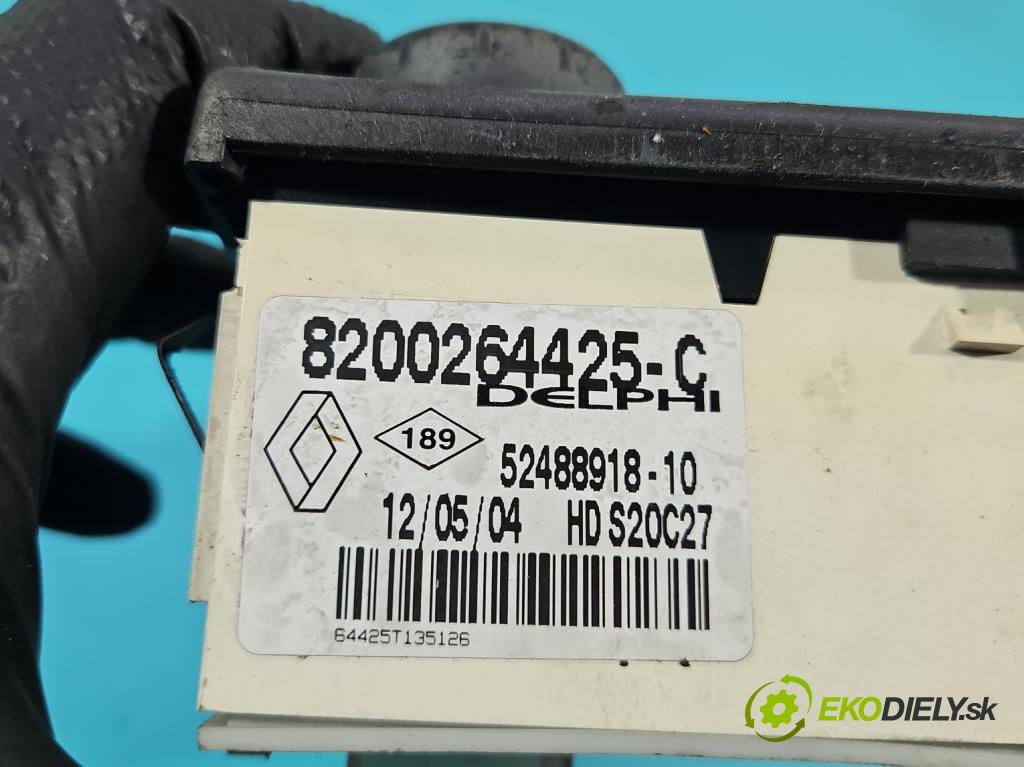 Renault Laguna II 2001-2007 1.9 dci 120 HP manual 88 kW 1870 cm3 5- panel kúrenia 8200264425-C