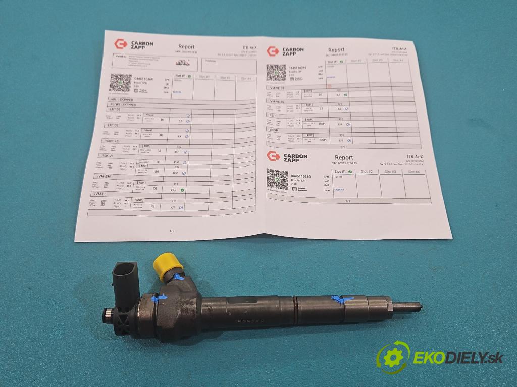 Vw Tiguan I 2007-2016 2.0d 140 HP manual 103 kW 1968 cm3 5- vstrek 0445110369 (Vstrekovač paliva)