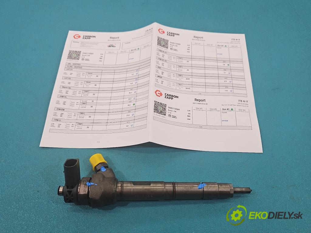 Vw Tiguan I 2007-2016 2.0d 140 HP manual 103 kW 1968 cm3 5- vstrek 0445110369 (Vstrekovač paliva)