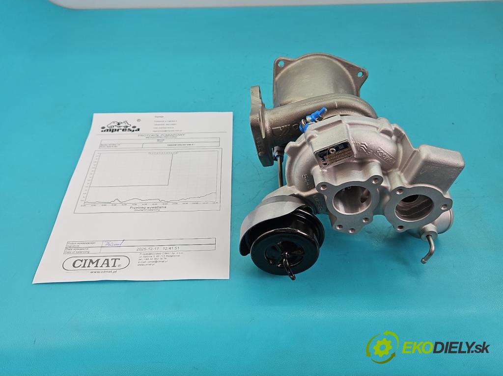 Volvo V40 II 2012-2019 1.6 T3 150 HP manual 110 kW 1596 cm3 5- turbodúchadlo, turbo repasovaná 54399700131