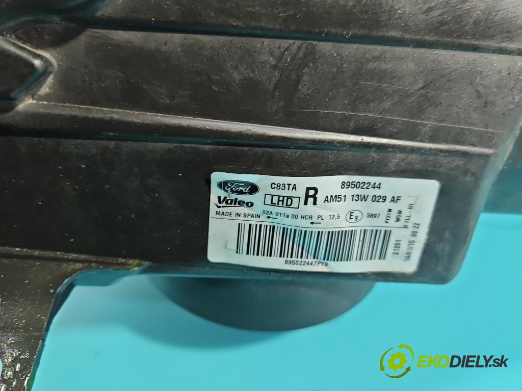 Ford C-Max II 2010-2019 2.0 TDCI 140 HP automatic 103 kW 1997 cm3 5- Reflektor: pravý AM51-13W029-AF (Svetlo predné pravé)