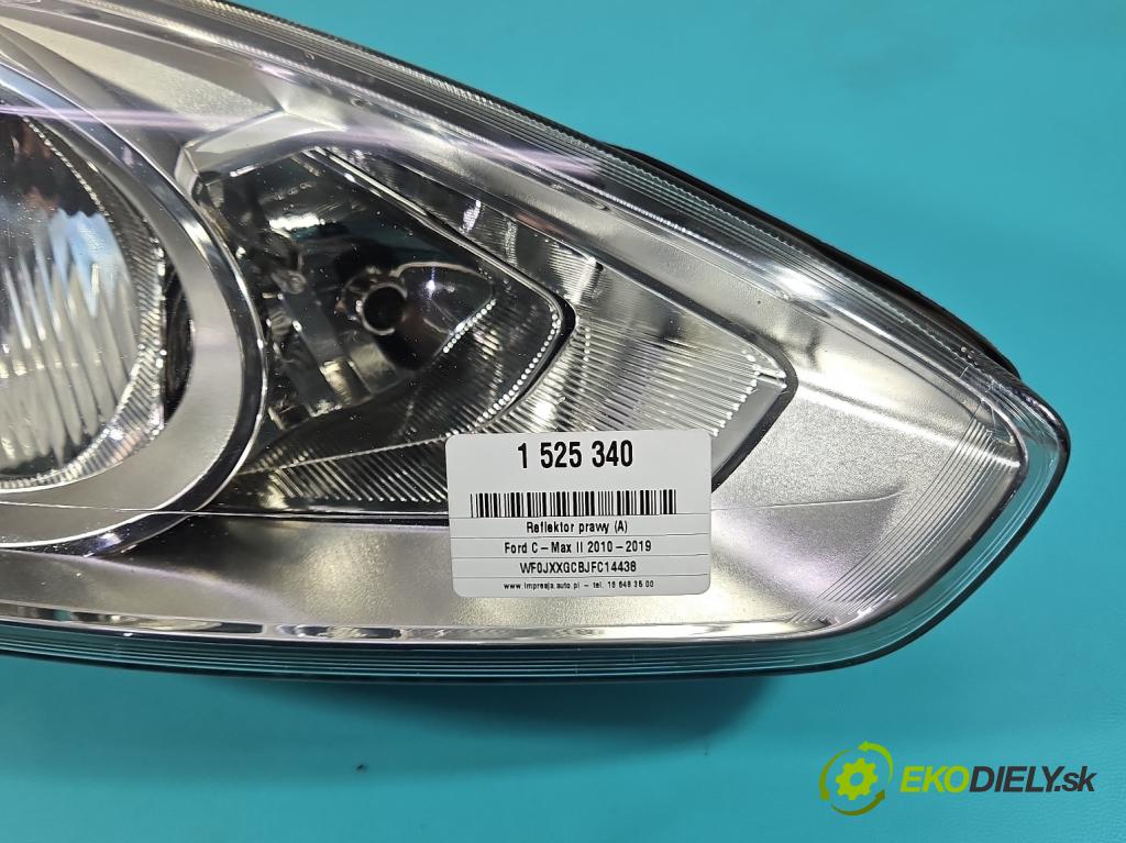 Ford C-Max II 2010-2019 2.0 TDCI 140 HP automatic 103 kW 1997 cm3 5- Reflektor: pravý AM51-13W029-AF (Svetlo predné pravé)