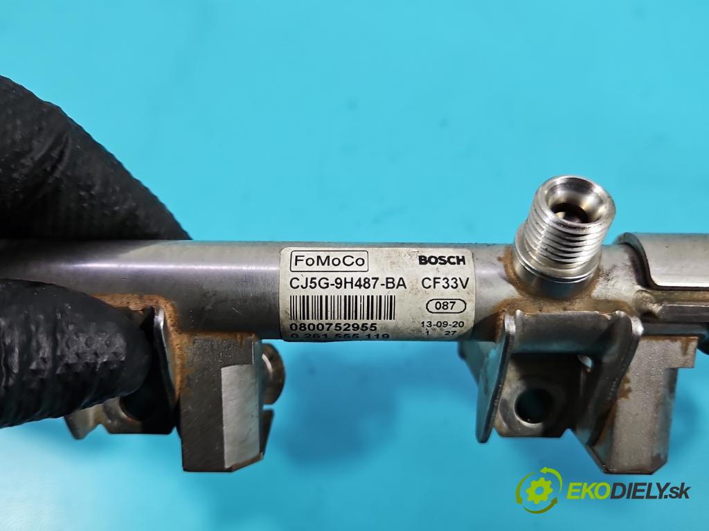 Volvo V40 II 2012-2019 1.6 T3 150 HP manual 110 kW 1596 cm3 5- lišta vstrekovacia CJ5G-9H487-BA (Vstrekovacia lišta)