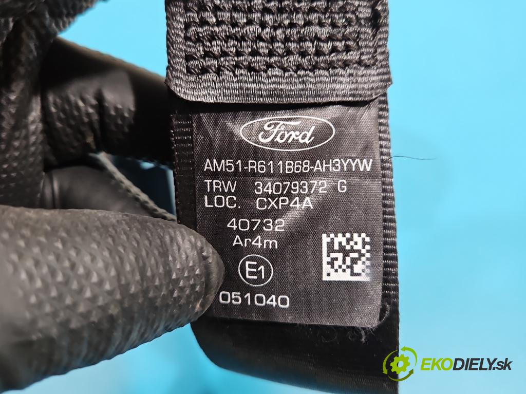 Ford C-Max II 2010-2019 2.0 TDCI 140 HP automatic 103 kW 1997 cm3 5- pas bezpečnosť: zadné pravý AM51-R611B68-AH
