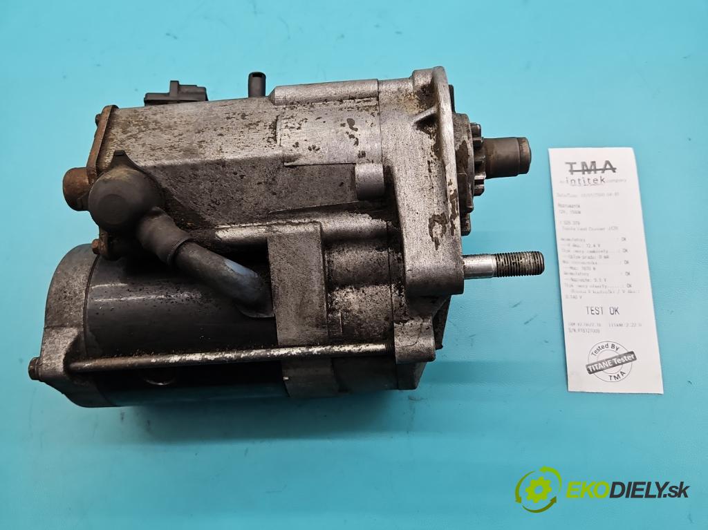 Toyota Land Cruiser J120 2002-2010 3.0 D4D 166 hp automatic 122 kW 2982 cm3 5- startér: 28100-30070 (Startér)