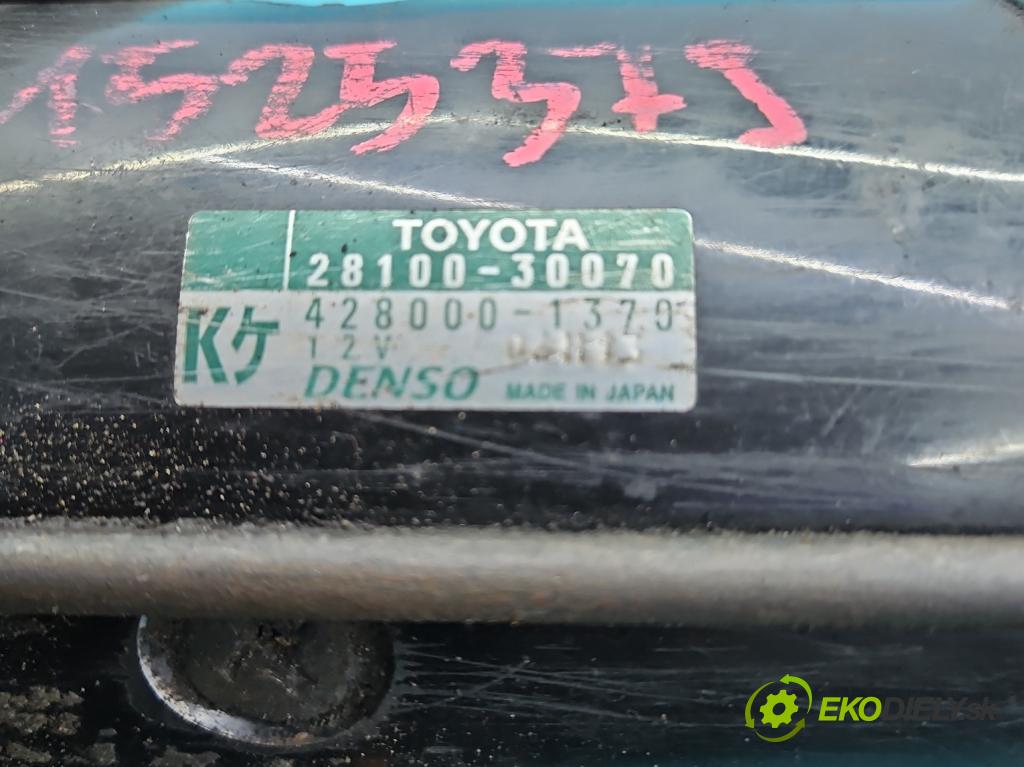 Toyota Land Cruiser J120 2002-2010 3.0 D4D 166 hp automatic 122 kW 2982 cm3 5- startér: 28100-30070 (Startér)