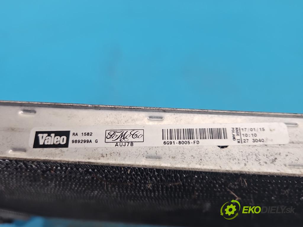 Ford C-Max II 2010-2019 2.0 TDCI 140 hp automatic 103 kW 1997 cm3 5- Chladič vody 6G91-8005-FD (Vodní chladič)