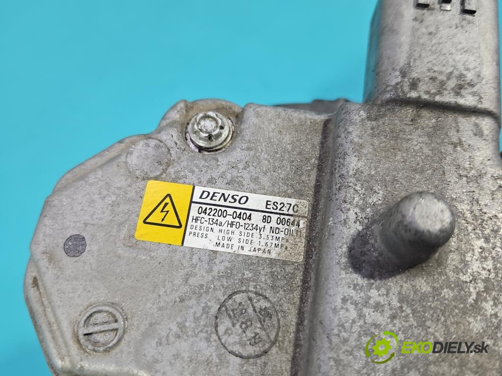 Lexus CT 2010-2022 1.8 VVTI 99 HP automatic 73 kW 1798 cm3 5- Kompresor: klimatizácie 042200-0404 (Kompresor klimatizácie)